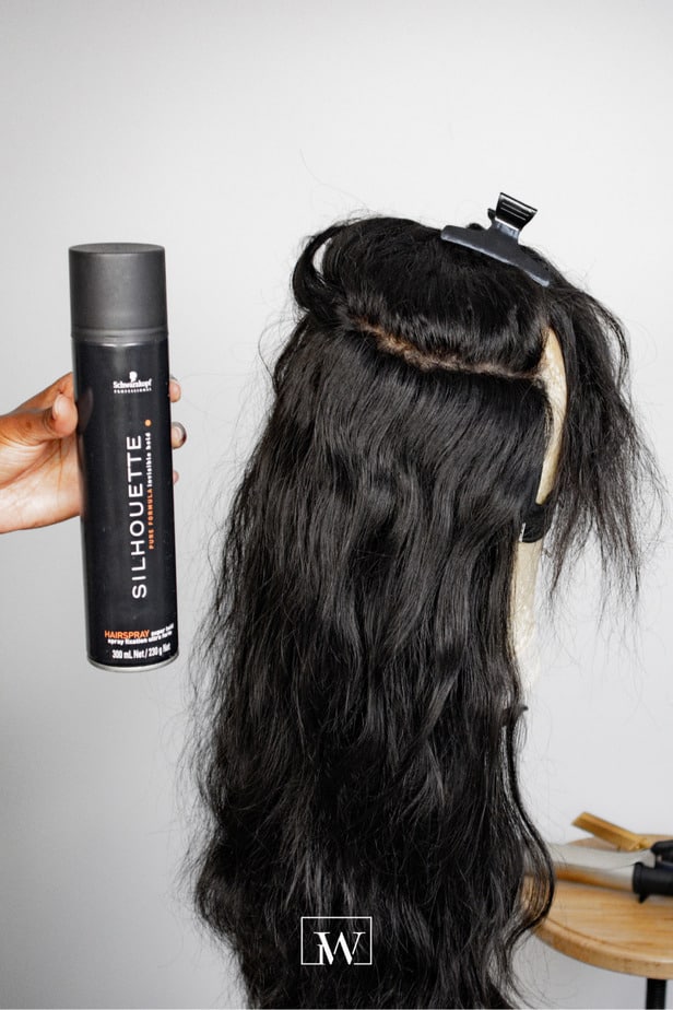 Products used to blend the hair